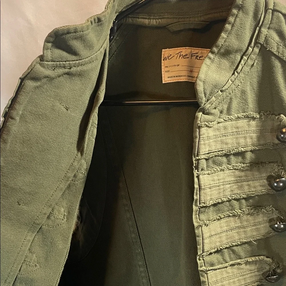We The Free Olive Green Military Vest - Picture 3 of 7